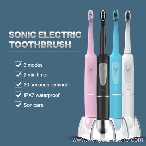 Slim electronic travel automatic toothbrush